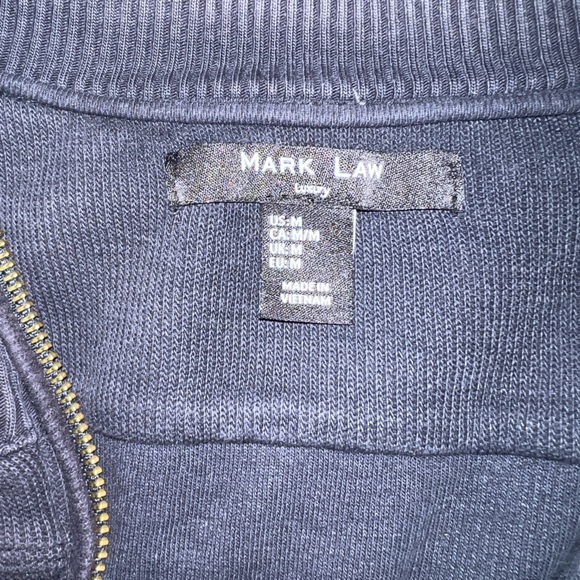 Mark Law Luxury Men's Full Zip Blue Jacket - Picture 3 of 5